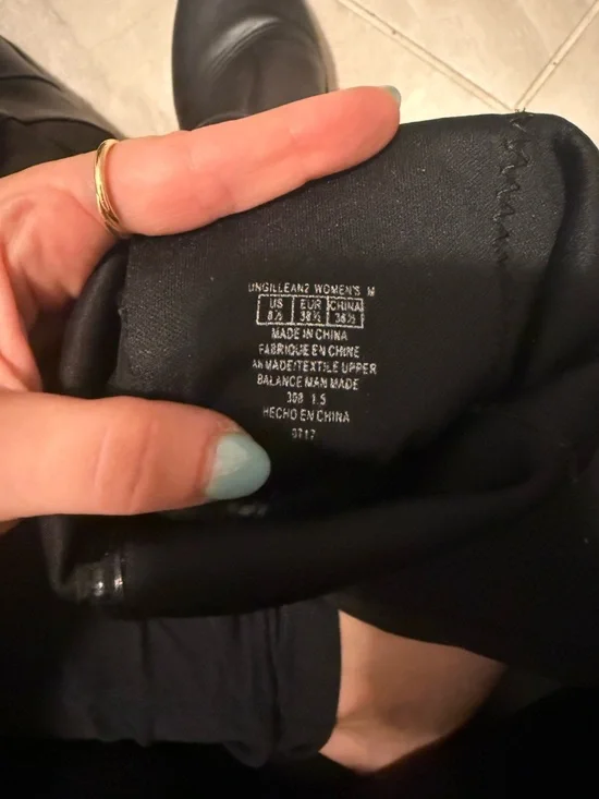 UNSILLEANZ knee high faux leather with back stretch panel boot - Picture 6 of 9